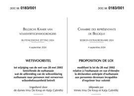 Etendre l’euthanasie aux personnes « devenues incapables d’exprimer leur volonté » : aperçu des auditions autour d’une proposition de loi controversée