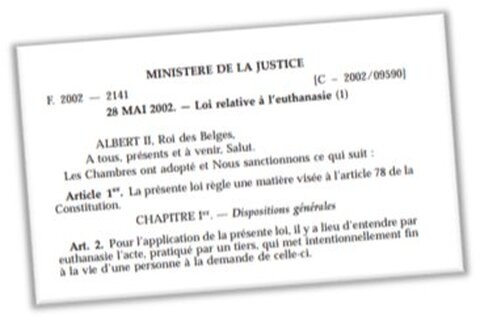 Loi belge relative à l'euthanasie (28 mai 2002)