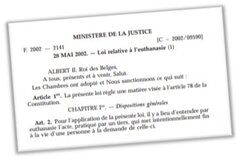 Loi belge relative à l'euthanasie (28 mai 2002)