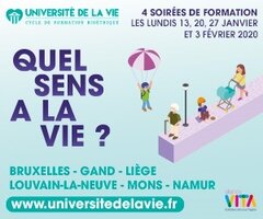 Inscrivez-vous à l'Université de la vie : 4 lundis soirs consécutifs, dès janvier 2020