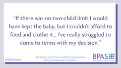 Comment la suppression d’une aide sociale a conduit à l’augmentation du nombre d’avortements au Royaume-Uni