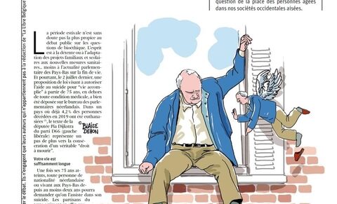 Geassisteerde zelfmoord voor "voltooid leven": welke plaats voor de ouderen in onze welvarende westerse samenlevingen?