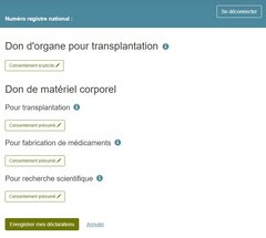La déclaration de don d’organes facilitée et élargie en Belgique