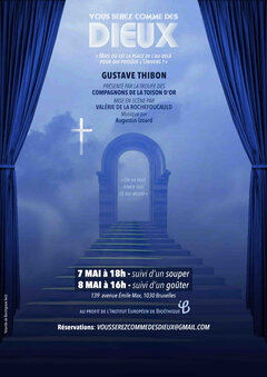 Pièce de théâtre au profit de l'Institut Européen de Bioéthique les 7 et 8 mai 2022