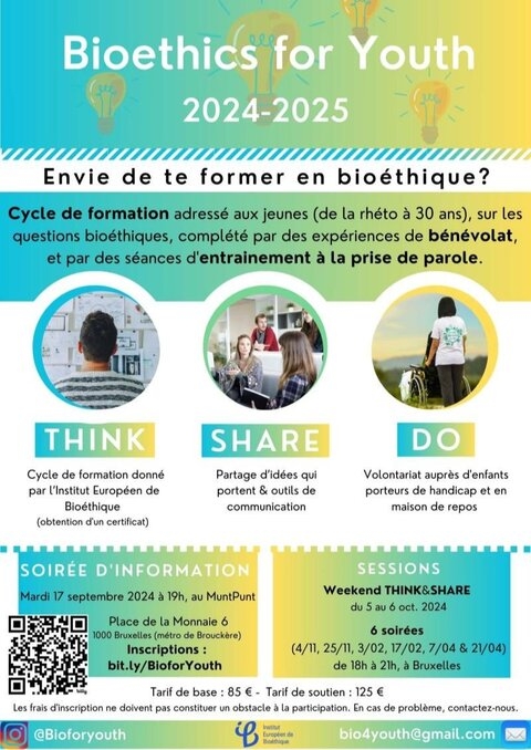 Formation : Bioethics For Youth 