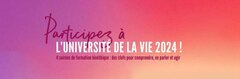 Université de la vie 2024 en Belgique : RDV en mars ! 