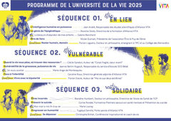 Université de la vie en Belgique, mars 2025 1