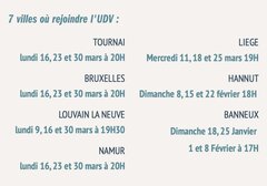 L'Université de la vie de retour en Belgique ! 2