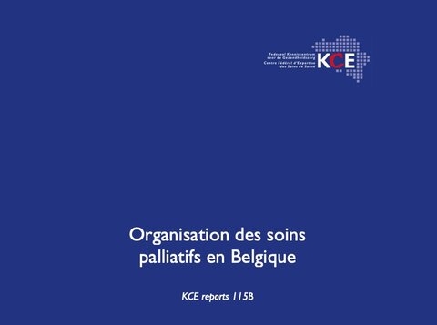 Organisation des soins palliatifs en Belgique