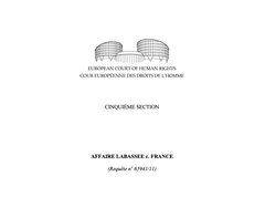 Texte de jurisprudence - Affaire Labassee c. France / GPA