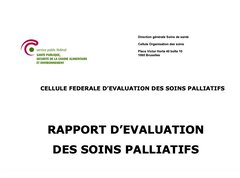 Rapport d'évaluation des soins palliatifs 2014