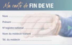 L'IEB vous propose la Carte de fin de vie