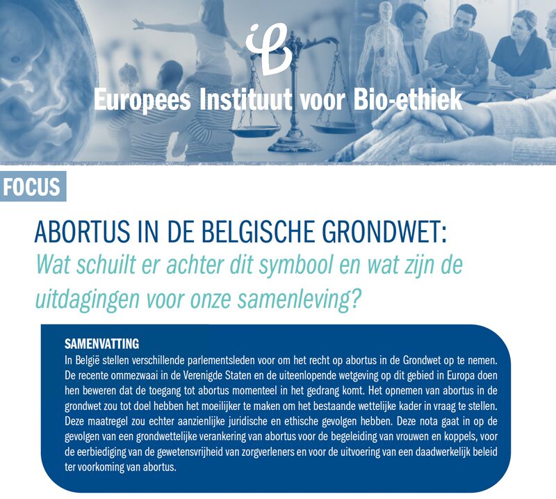 Abortus in de Belgische grondwet: wat schuilt er achter dit symbool en wat zijn de uitdagingen voor onze samenleving?   